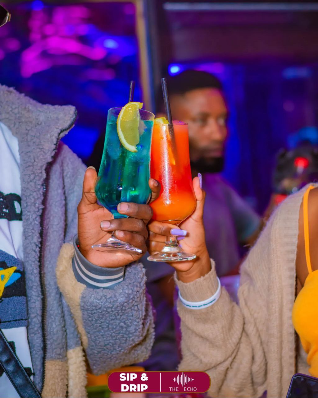 Sip & Drip — Where Color Meets Flavor