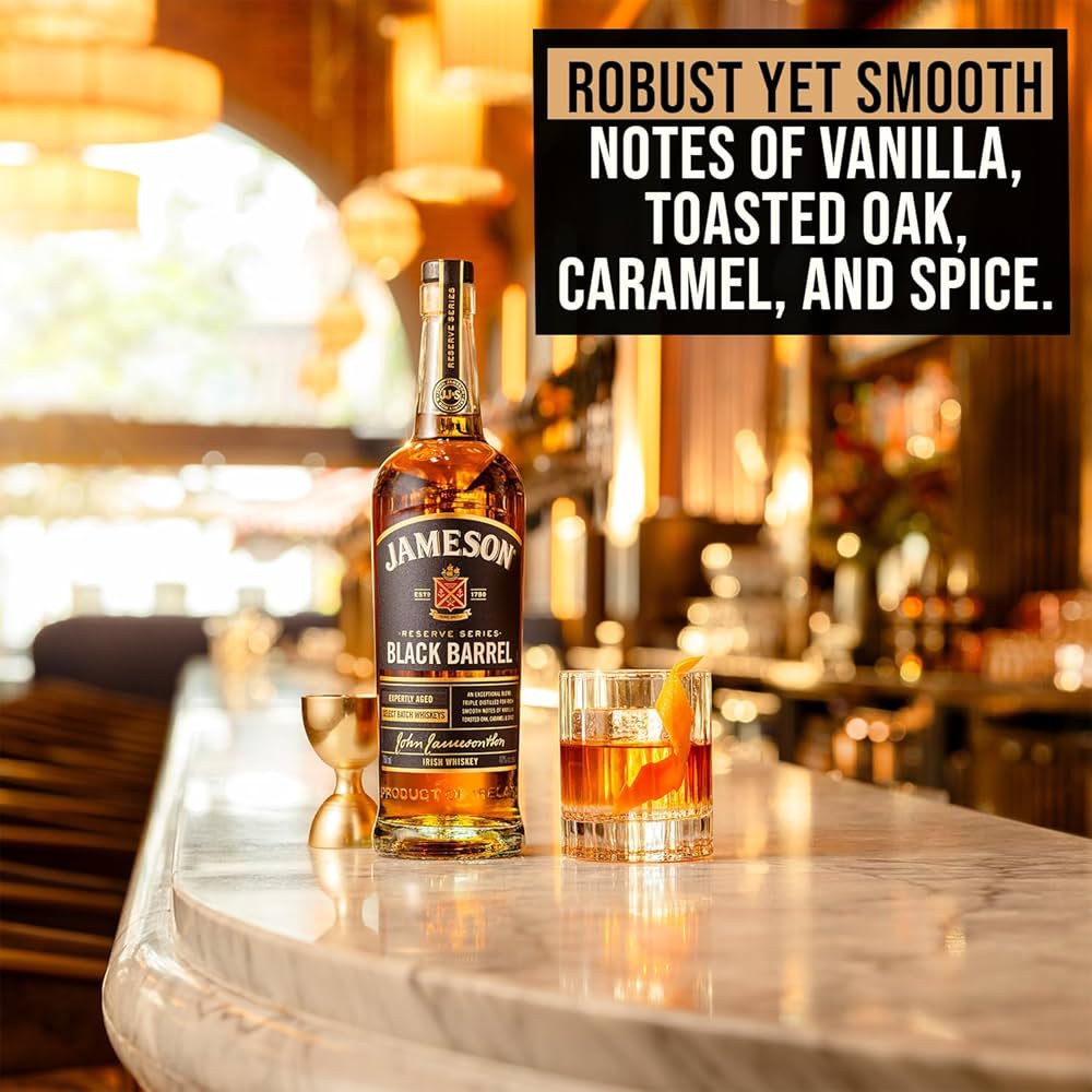 JAMESON BLACK BARREL 750ML