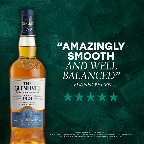 GLENLIVET FOUNDERS RESERVE 750ML